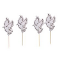 Peace Dove Cocktail Picks, Cupcake & Cake Topper Picks, Party Favor,